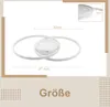 ZMH LED Deckenleuchte Weiß Dimmbar mit Fernbedienung 48 W Produktbild-Vorschau 6