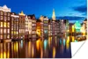 MuchoWow® Poster Licht - Reflexion - Amsterdam 90x60 cm - Produktbild-Vorschau 1