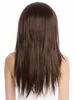 WIG ME UP Halbperücke geflochtener Haarreif Glatt Braun Produktbild-Vorschau 4
