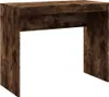vidaXL Stôl Smoked Oak 90x40x72 cm odvodený výrobok z dreva Náhľad obrázku produktu 1