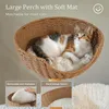 PURPURRA  123 cm Moderner Katzenbaum Turm für große Katzen Produktbild-Vorschau 3