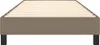 vidaXL Boxspringbettgestell Taupe 100x200 cm Stoff Produktbild-Vorschau 4