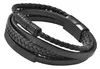 "Ryze" Akzent Armband aus Echtleder, gravurfähig, schwarz Produktbild-Vorschau 3