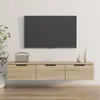 Szafka Wisząca, Dąb Sonoma, 102X30X20Cm,Materiał Podgląd zdjęcia produktu 9