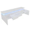 INONEFT TV-meubel met LED-verlichting, glanzend TV-kastje Productafbeelding-voorbeeld 10