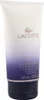 Tube der Eau de Lacoste Sensuelle Body Lotion mit elegantem Weiß-Violett-Verlauf und Krokodil-Logo, 150 ml. Náhled obrázku produktu