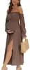 Bohemian Maternity Dress met Lange Mouwen Productafbeelding-voorbeeld 4