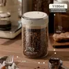 Kaffeebohnen Glas 1100 ml luftdicht – Mit Einwegventil & Produktbild-Vorschau 7