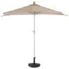 Parasol demi-rond Parla, demi-parasol balcon, UV 50+ Voir les images du produit 12