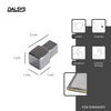 Dalsys Endstück für Fliesenschiene Quadratprofil Edelstahl Produktbild-Vorschau 2