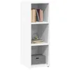 Sideboard Weiß 30x41x93 cm Holzwerkstoff Produktbild-Vorschau 3