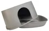 SAVIC kattenbak Moona, grijs, afmetingen: 57 x 39 x 39 cm Productafbeelding-voorbeeld 2