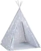 vidaXL Kinder Tipi-Zelt mit Tasche Polyester Grau Produktbild-Vorschau 3