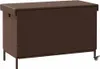 vidaXL Skrzynia ogrodowa na kółkach brązowa 110x55x73 cm Podgląd zdjęcia produktu 5