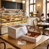 KAPAK 5er Kuchen Transportbox Weiß mit Sichtfenster 40x30x9 Produktbild-Vorschau 5