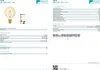 A product information sheet for an EGLO Connect LED bulb, showing the bulb itself and technical specifications. Produktbild-Vorschau