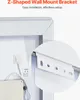 Close-up view of the back of a mirror showing mounting hardware and electrical components. Náhled obrázku produktu