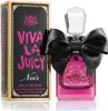 A bottle of Juicy Couture Viva La Juicy Noir perfume and its packaging are displayed against a white background. Podgląd zdjęcia produktu