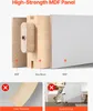 SucceBuy Porte coulissante style grange avec système de Voir les images du produit 3