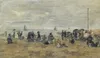 Legendarte - Kunstdruck auf Leinwand - Trouville. Scène De Produktbild-Vorschau 1