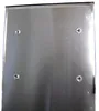 A close-up view of a stainless steel mailbox. Produktbild-Vorschau