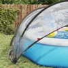 vidaXL Pool Dome Transparent 405 x 405 x 192 cm PVC Voir les images du produit 5