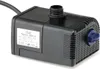 A black water pump with a blue adjustment knob is shown against a white background. Produktbild-Vorschau