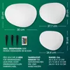 EASYmaxx LED Solarleuchte mit Fernbedienung - 3 kaltweiße Produktbild-Vorschau 9