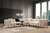 A sectional sofa in a modern living room setting.