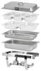 HCB Chafing dish - 1/1 GN - Edelstahl - 7298 Produktbild-Vorschau 3