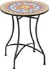 Outsunny Gartentisch Mosaiktisch rund Bistrotisch Produktbild-Vorschau 1