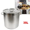 35L hrnec na polévku Hrnec z nerezové oceli s pokličkou Náhled obrázku produktu 1