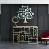 Konzole Console Marie 120 x 41 x 81 cm kovová zlatá Náhled obrázku produktu 13
