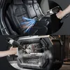 Collage showing a handheld vacuum cleaner being used to clean car seats and a computer. Podgląd zdjęcia produktu