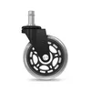 HUZARO Casters 2.0 kółka do krzeseł na kółkach - czarne - Podgląd zdjęcia produktu 2