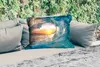 MuchoWow® Outdoor Kissen - Sonnenuntergang - Wasser - Welle Produktbild-Vorschau 2