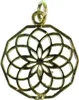 Indisches `Flower of Life` Amulett, Talisman Medaillon - Produktbild-Vorschau 2