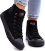 Damskie Klasyczne Wysokie Trampki Big Star T274033 Czarne Podgląd zdjęcia produktu 3