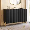 Merax Sideboard mit 3 Türen und verstellbare Böden, Produktbild-Vorschau 6