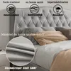 INONEFT Polsterbett 140x190cm, Boxspringbett, Bettgestell Produktbild-Vorschau 8