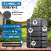 4rain SLIM STONE DECOR wandtank 510 L graphite grey Productafbeelding-voorbeeld 3