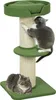 A cat tree with two cats on it, set against a white background. Produktbild-Vorschau