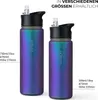Trinkflasche Edelstahl 750ml Thermo Flasche Sport isoliert Produktbild-Vorschau 7