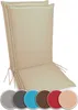 sunnypillow 2er Set Gartenstuhlauflagen  120 x 50  extra Produktbild-Vorschau 1