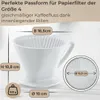Kaffeefilter weiß Keramik Größe 4 Handfilter Produktbild-Vorschau 2