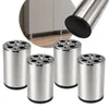 HOOZ® Möbelfüße Edelstahl 100 mm 4er Set [GEBÜRSTET] Produktbild-Vorschau 1