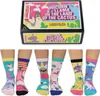Einhorn vs. Lama im Kaktusland Oddsocks Socken in 37-42 im Produktbild-Vorschau 1