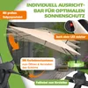 KESSER® Sonnenschirm Ampelschirm SUN XL 300 x 300 cm Inkl. Produktbild-Vorschau 5