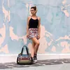Damen Handtasche, Canvas Tasche Multi-Color Streifen Produktbild-Vorschau 6