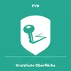 A graphic with text and an icon representing a key and a shield. Produktbild-Vorschau